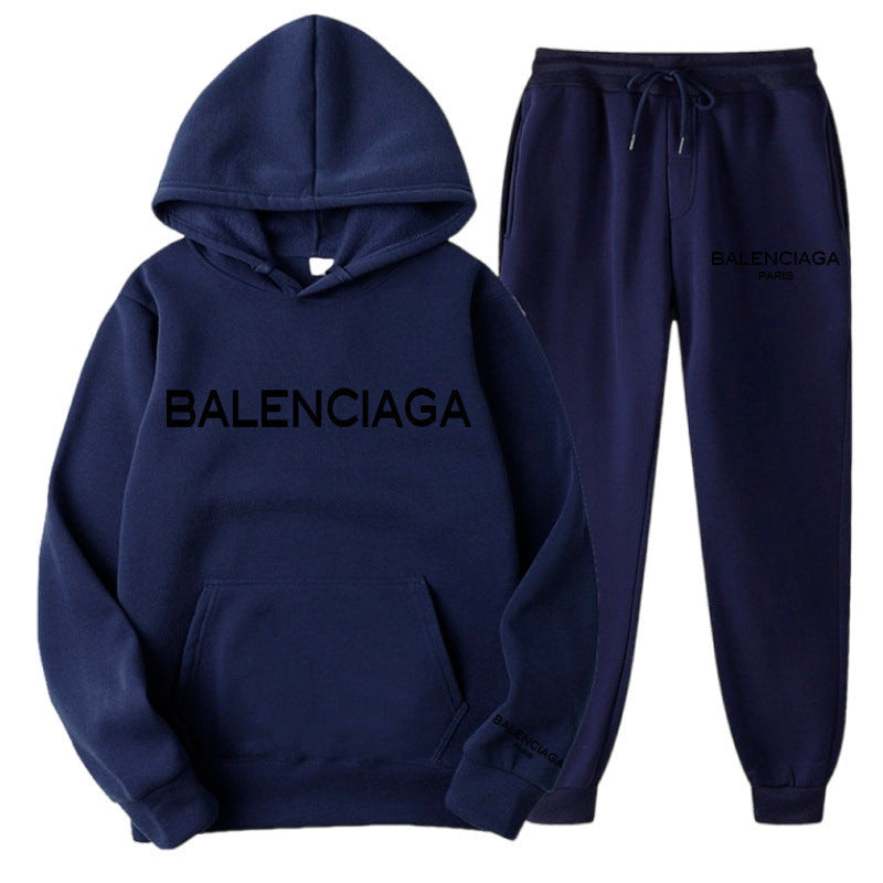Women's & Men's Trendy Letters High Street Loose Fleece Suits