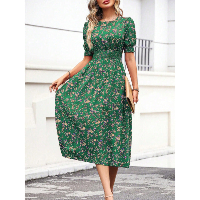 Popular Classy New Floral Vacation Style Dress