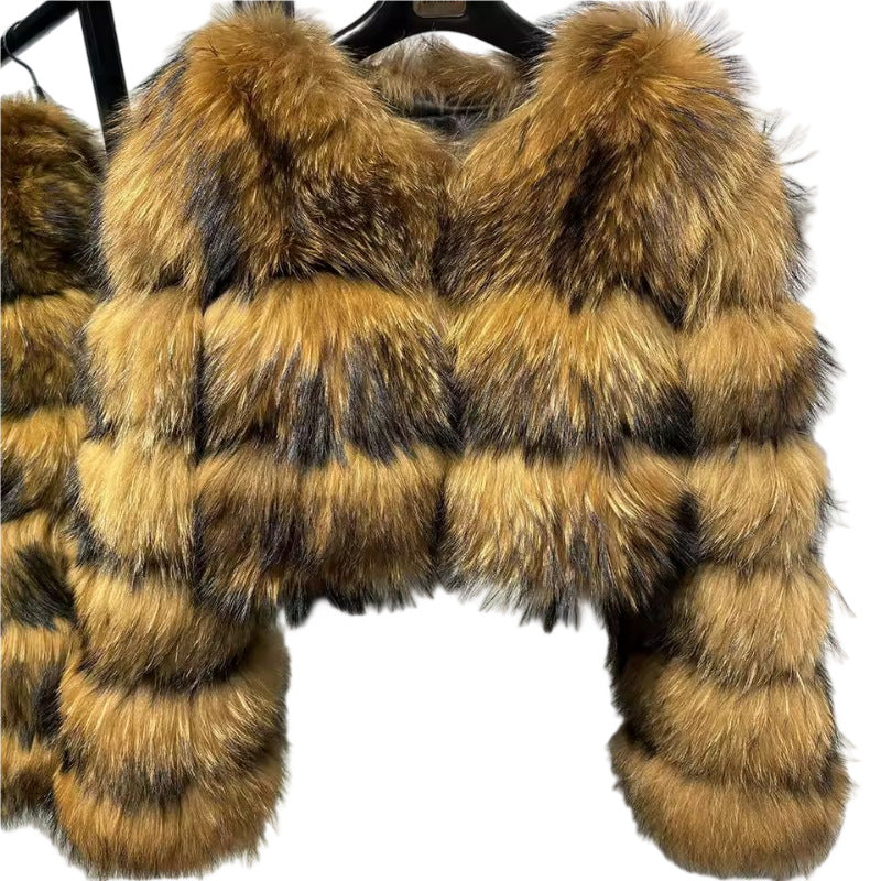 Fur Imitation Fox Furry Environmental Protection Coats