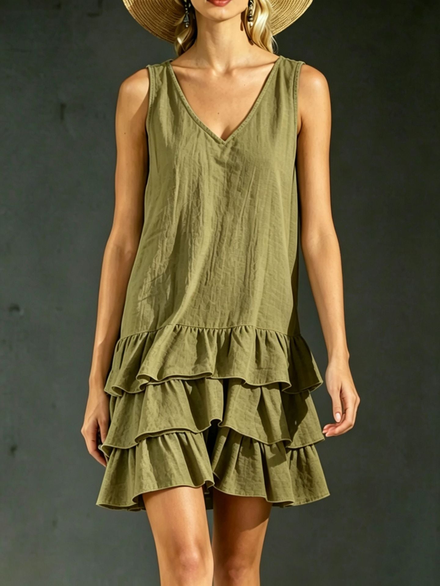 New Women's Summer Fashion Stitching Sleeveless Vests