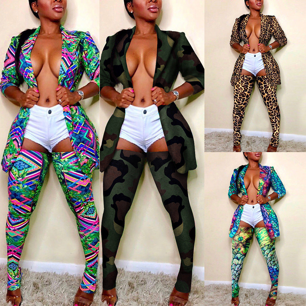 Turn-down Collar Slim Fit Long Coaster Suits