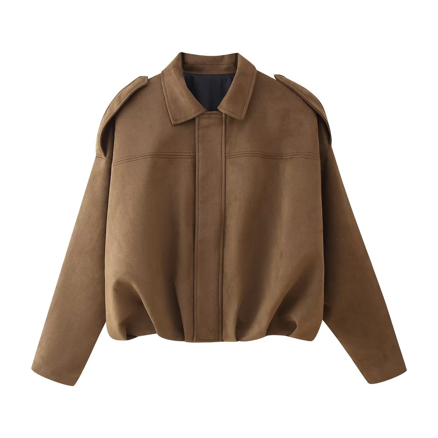 Women's Spring Fashion Pilot Batwing Sleeve Loose Jackets
