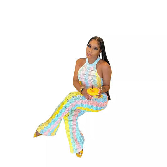 Women's Classy Versatile Sleeveless Knitted Bell-bottom Sweaters