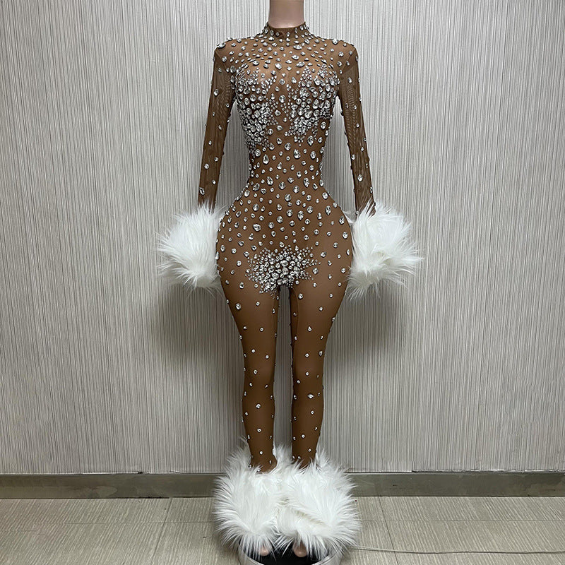 Sexy Personalized Fashion Week Catwalk Show Dress Jumpsuits