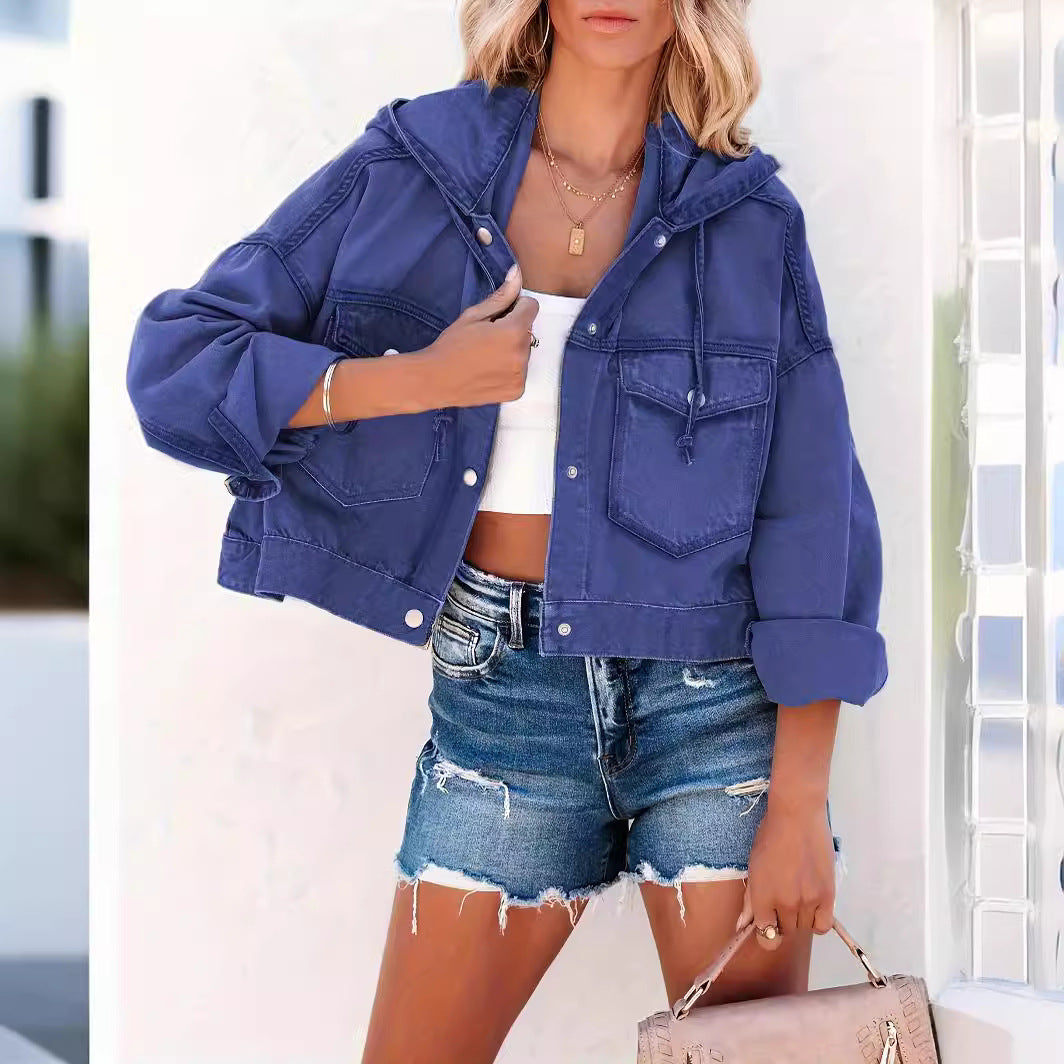 Women's Graceful Denim Button For Trendy Shorts
