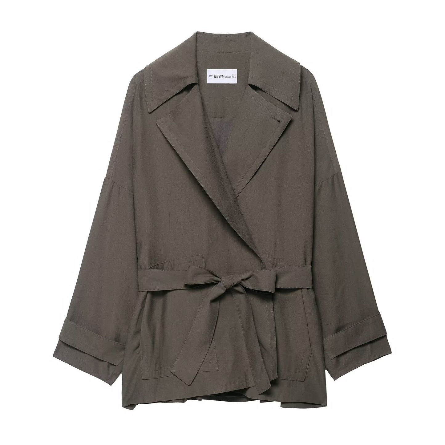 Women's Autumn Loose Casual Belt Elegant Coats