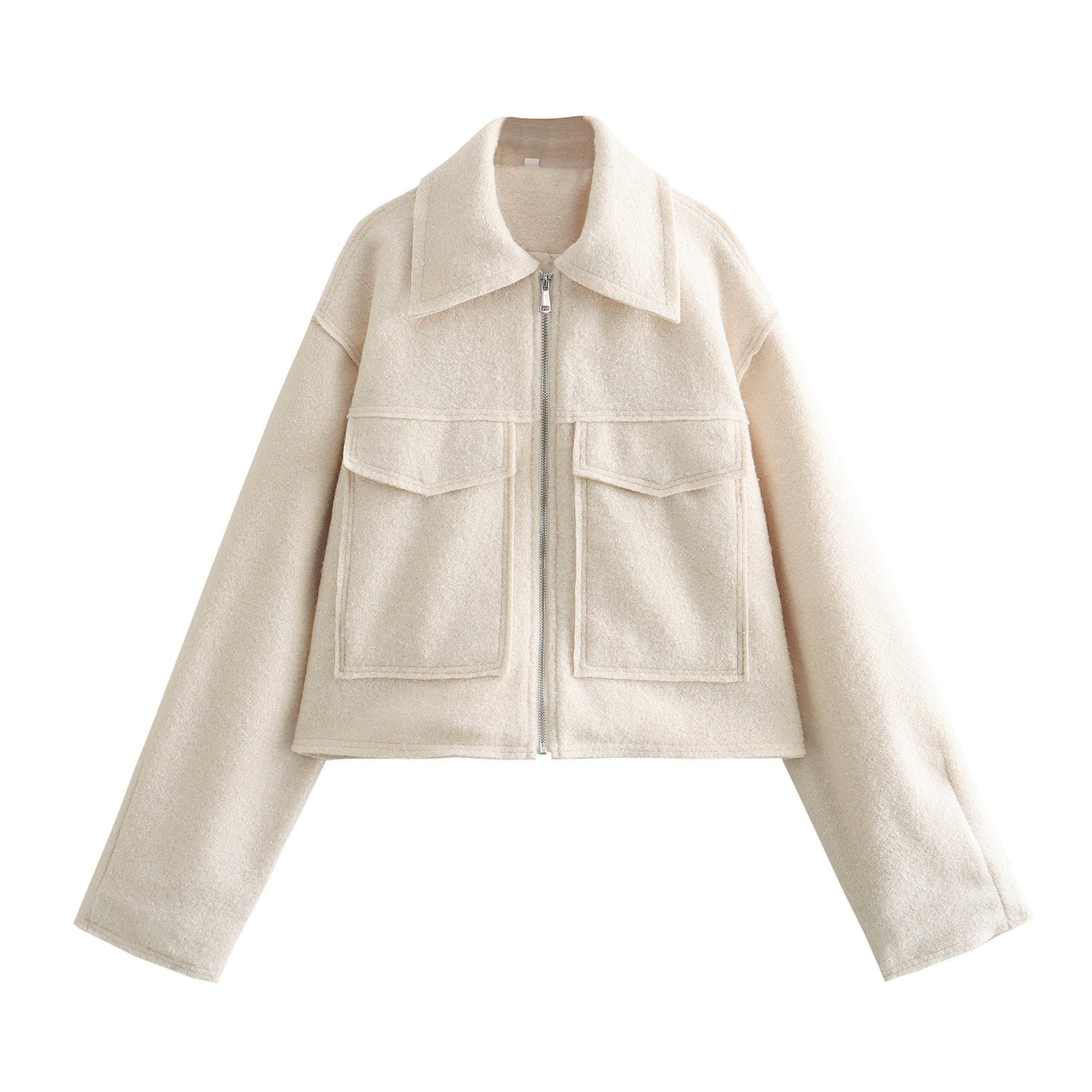 Women's Graceful Street Fashion Soft Woolen Jackets
