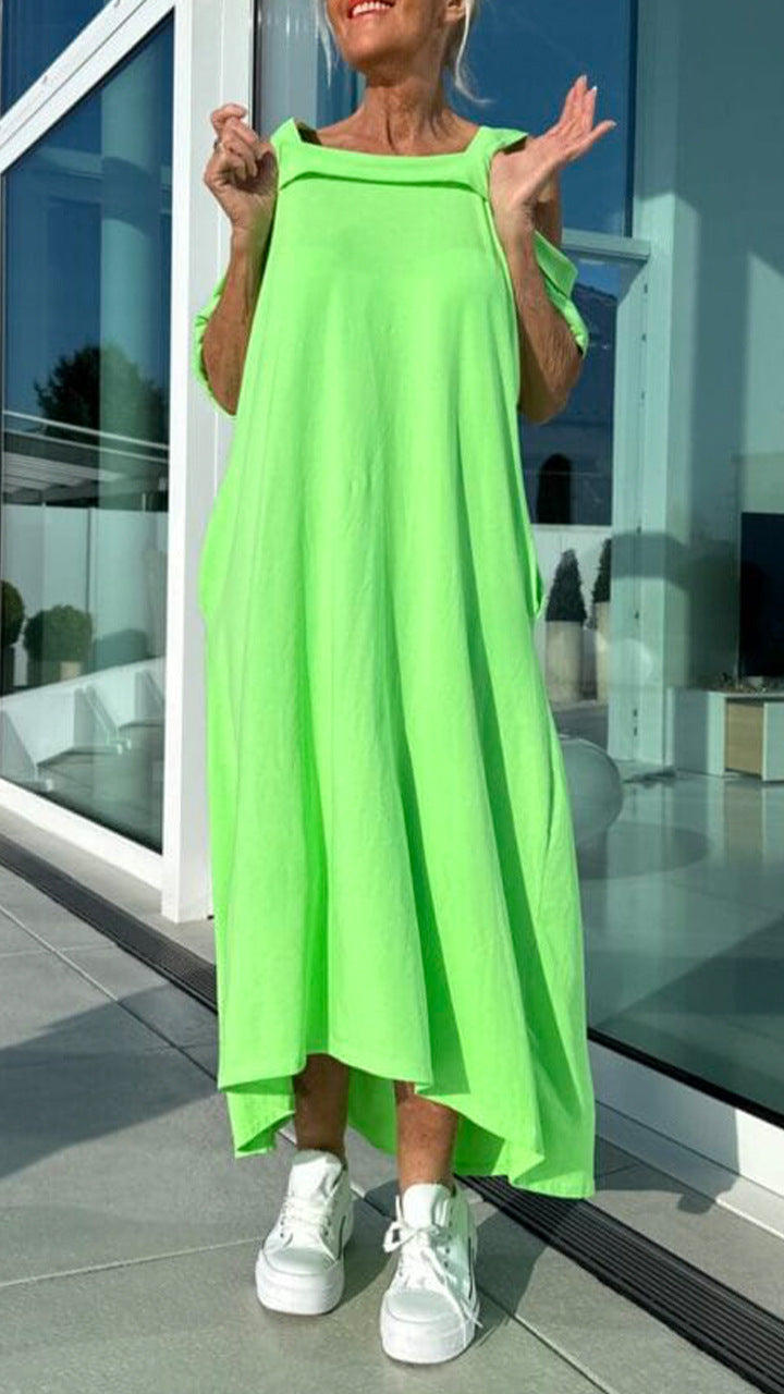 Comfortable Women's Summer Sling Loose Long Dress
