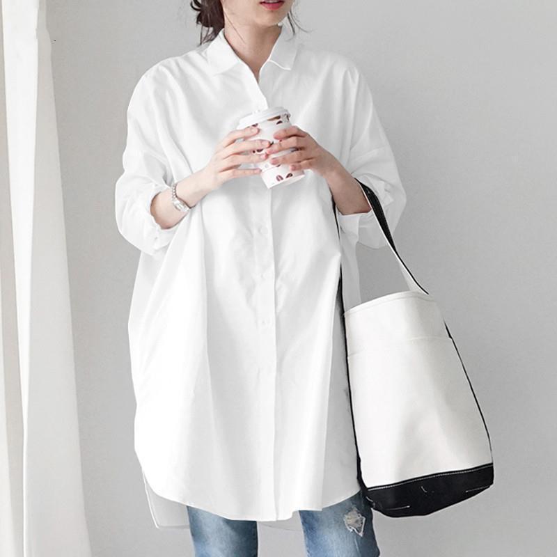Women's Long-sleeved Loose Casual Irregular Shirt Blouses