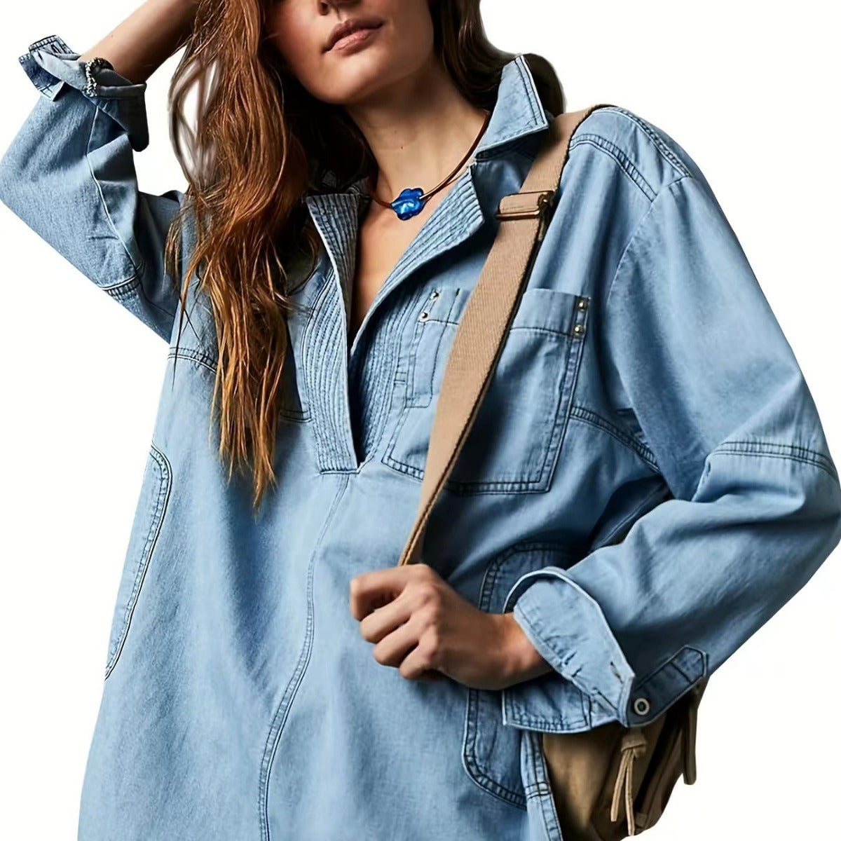 Glamorous Denim Long-sleeved Fashion Design Casual Jackets