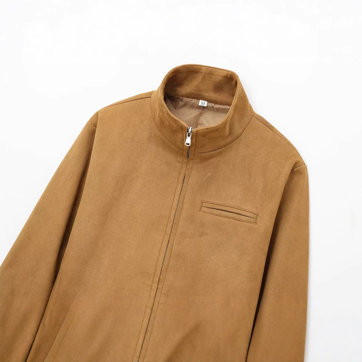 Classic Spring Suede Solid Color Leather Jackets